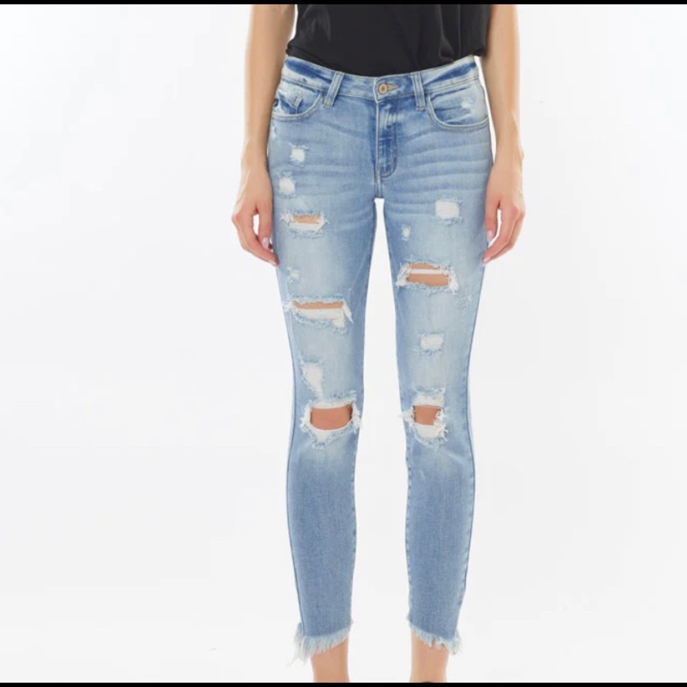 KANCAN JEANS! Like new! Super stretchy!